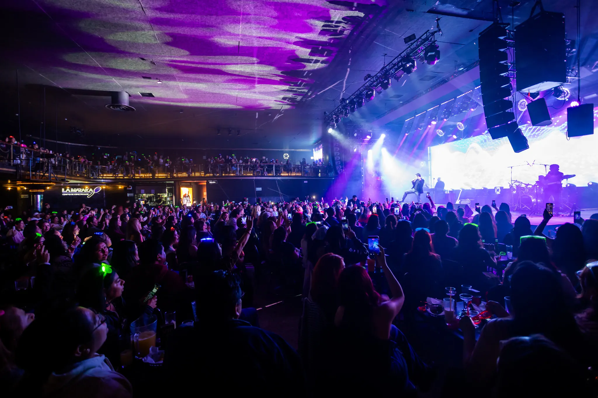 Martín Ricca cantando en vivo