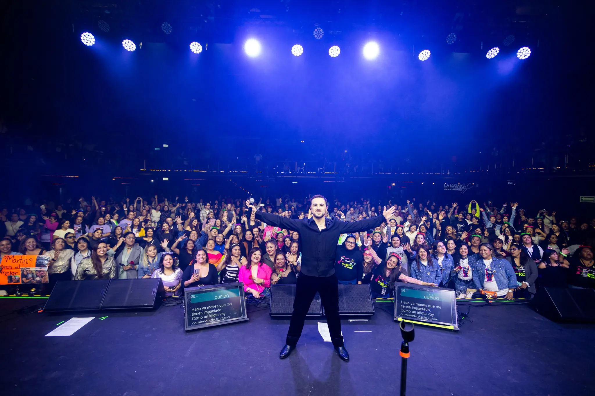 Martín Ricca en escenario